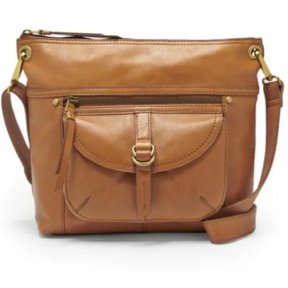 FOSSIL ZB 2986 SASHA LEATHER CROSSBODY SHOULDER BAG - MINT - Picture 2 of 6
